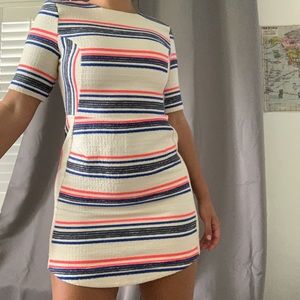 Topshop striped dress